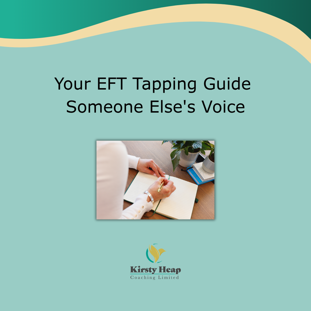 Your EFT Tapping Guide Someone Else's Voice